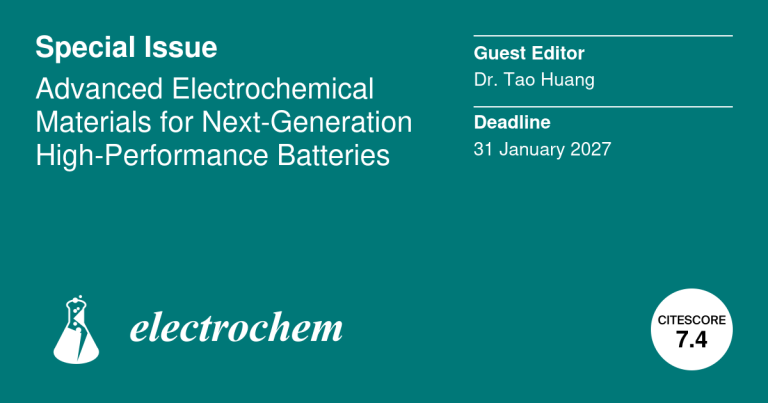 Call for Papers | Electrochem (MDPI) Special Issue